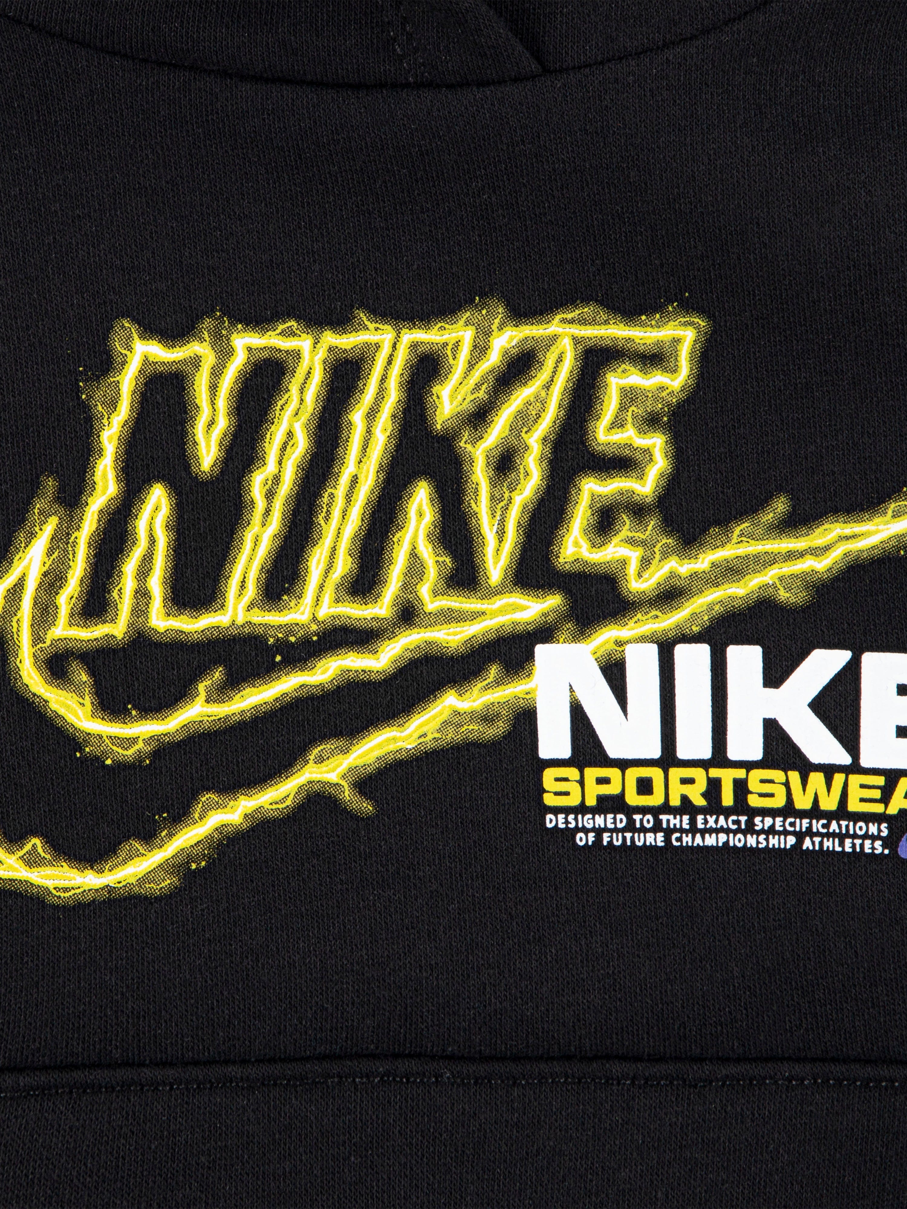 Nike Boys NSW Fleece Black Tracksuit